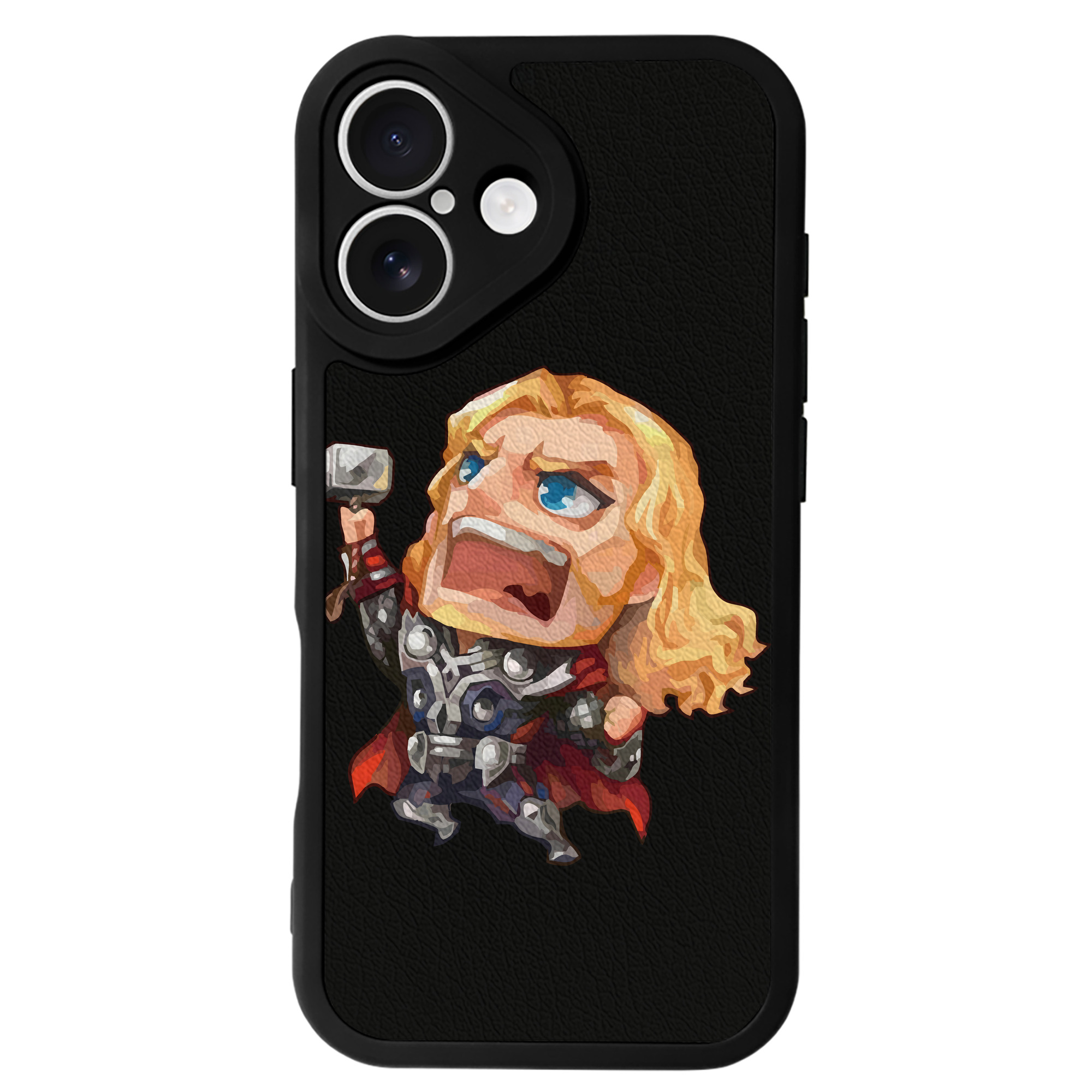 （画像用） アベンジャーズ The Avengers 【iPhone 16シリーズ対応】シリコンスマホケース（レザー調） 材質：シリコン